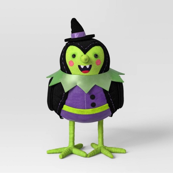 2pcs Featherly ‘Hoodie’ & ‘Spellma’ Felt Witch Birds New 2024. - Picture 5 of 5